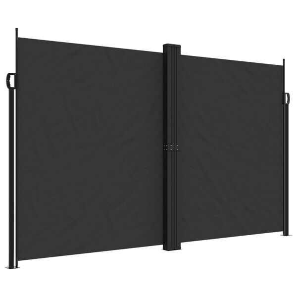 vidaXL Toldo lateral retr&aacute;til 200x1200 cm preto