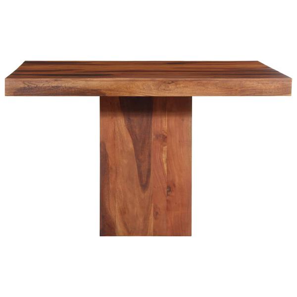 vidaXL Mesa de jantar 120x120x77 cm madeira maci&ccedil;a de ac&aacute;cia