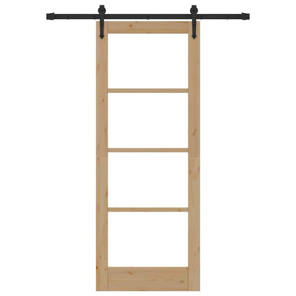 vidaXL Porta Deslizante ORKDAL Natural 78 x 202 cm