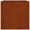 vidaXL Vaso/floreira 62x47x46 cm a&ccedil;o corten