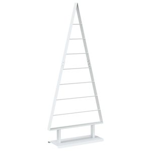 vidaXL &Aacute;rvore de Natal de metal KUOPIO 125 cm A&ccedil;o Branco
