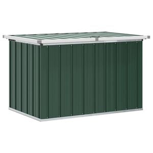 vidaXL Caixa de armazenamento para jardim verde 109x67x65 cm