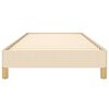 vidaXL Estrutura de cama sem colch&atilde;o 80x200 cm creme