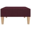 vidaXL Apoio de pés tecido 78x56x32 roxo