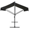 vidaXL Toldo de pé 300x300 cm antracite