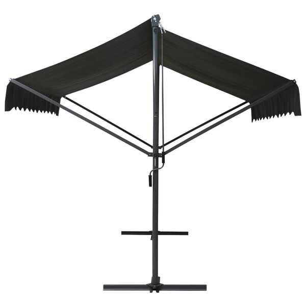 vidaXL Toldo de pé 300x300 cm antracite