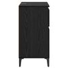 vidaXL Buffet com gaveta Carvalho Preto 60 x 35 x 70 cm