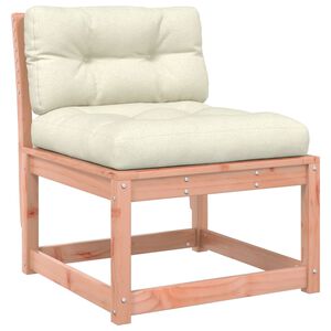 vidaXL Sof&aacute; de jardim com almofad&otilde;es madeira de douglas maci&ccedil;a