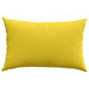 vidaXL Travesseiros de Sofá 2 pcs Amarelo Claro 60 x 40 cm tecido