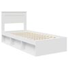 vidaXL Estrutura da Cama com cabeceira Branco 100 x 200 cm