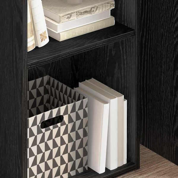 vidaXL Estante Carvalho Preto 40 x 30 x 77 cm Madeira processada