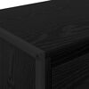 vidaXL Gabinete para TV com gaveta Carvalho Preto 100 x 36 x 49,5 cm
