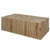 vidaXL Mesa de centro em madeira de teca genu&iacute;na 90x50x30 cm