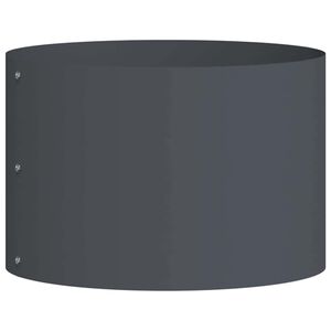 vidaXL Anel de Vaso Antracite 30 x 30 x 20 cm A&ccedil;o laminado a frio