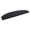 vidaXL Tapetes Adesivos para Escadas 15 pcs Preto 80 x 24,5 x 3,5 cm