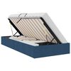 vidaXL Estrutura de Cama Ottoman Azul 90 x 200 cm tecido