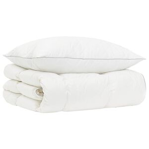 vidaXL Conjunto de Edred&atilde;o 90% Penas de Ganso FULDA 2 unid. 210 GSM