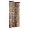 vidaXL Cortina anti-insetos 100x200 cm chenille bege e castanho-claro