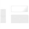 vidaXL 3 pcs conjunto m&oacute;veis casa de banho derivados de madeira branco