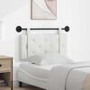 vidaXL Cabeceira Suspensa Branco 80 cm Couro Sint&eacute;tico