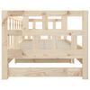 vidaXL Estrutura sof&aacute;-cama de puxar 2x(90x200) cm pinho maci&ccedil;o