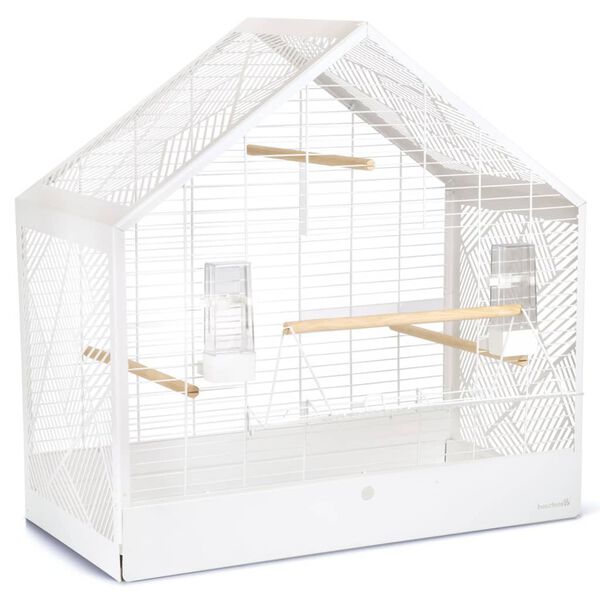 Beeztees Gaiola para p&aacute;ssaros Yara 71x35x70 cm metal branco
