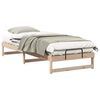 vidaXL Estrutura da Cama Castanho 90 x 220 cm