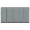 vidaXL Almofad&atilde;o de cabeceira Hanko 90 cm tecido cinzento-claro