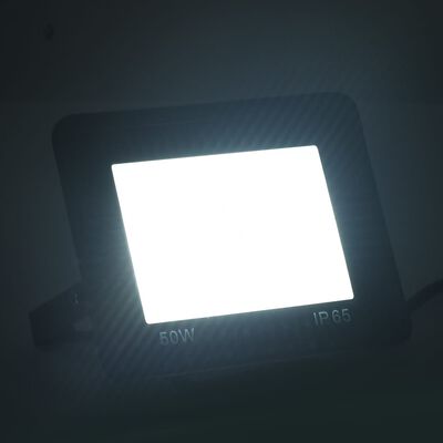 vidaXL Projetores c/ iluminação LED 2 pcs 50 W branco frio