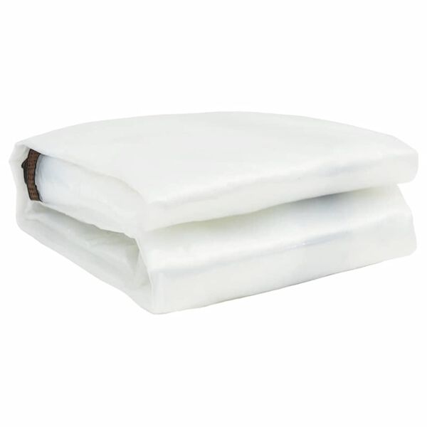 vidaXL Encerado transparente com ilh&oacute;s 1x8 m Polietileno