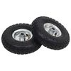 vidaXL Rodas p/ carrinho de carga manual 2 pcs borracha 4.10/3.50-4