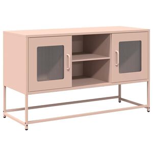 vidaXL M&oacute;vel de TV 100,5x39x60,5 cm a&ccedil;o rosa