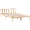 vidaXL Cama extra longa sem colch&atilde;o 140x210 cm madeira de pinho maci&ccedil;a