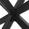 vidaXL P&eacute; de mesa de centro em formato de aranha, antracite, 98x58x(42-43) cm, a&ccedil;o