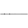 vidaXL Mini kit para arm&aacute;rio deslizante a&ccedil;o carbono 152 cm
