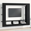 vidaXL Gabinete para TV Carvalho preto 152 x 22 x 113 cm