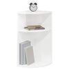 vidaXL Mesa de apoio Branco Brilhante 29,6 x 29,6 x 60 cm