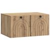 vidaXL Gabinete de TV de Parede Carvalho Arttisan 59,5 x 41 x 30 cm