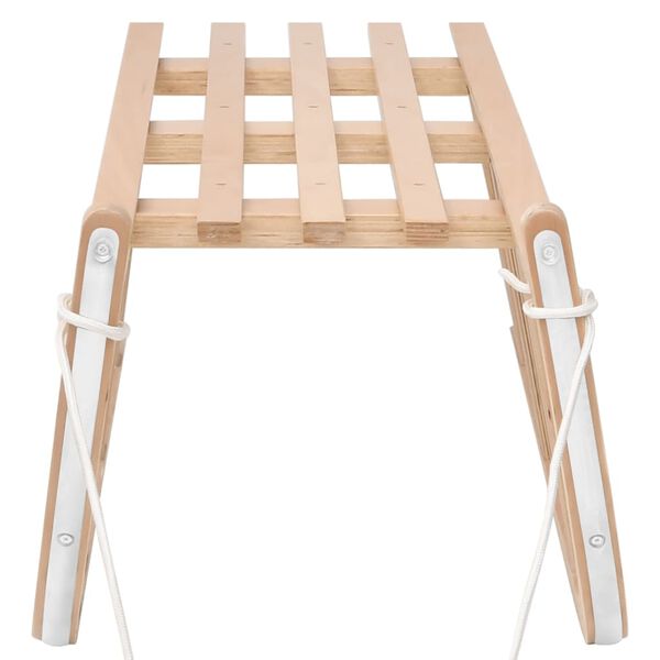 vidaXL Tren&oacute; de neve 110x40x34 contraplacado