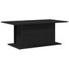 vidaXL Mesa de centro Carvalho Preto 102 x 55,5 x 40 cm