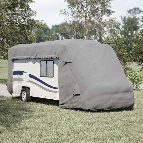 vidaXL Capas autocaravanas 730x235x275 cm tecido n&atilde;o tecido cinzento