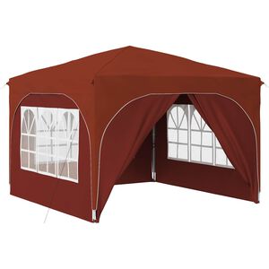 vidaXL Tenda de Festa Pop-up 290 x 290 x 245 cm Terracota
