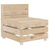 vidaXL Sof&aacute; de paletes para jardim madeira