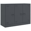 vidaXL Aparador 99x39x73 cm a&ccedil;o antracite