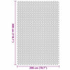 vidaXL Tapete para Barraca Antracite 300 x 200 cm Poli&eacute;ster