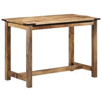 vidaXL Mesa de jantar 110x55x75 cm madeira de mangueira maciça