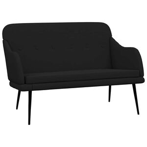 vidaXL Banco 110x76x80 cm tecido preto