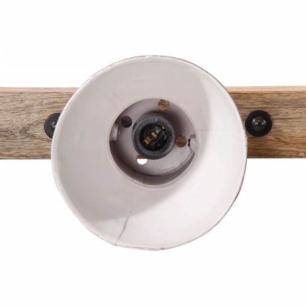 vidaXL Candeeiro de parede 25 W 65x25 cm E27 vermelho desgastado