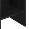 vidaXL Gabinete de Livros Carvalho Preto 40 x 35 x 180 cm