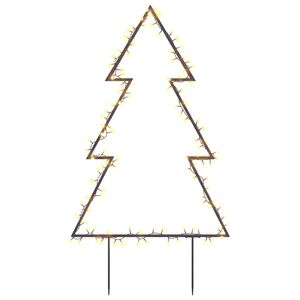 vidaXL Decora&ccedil;&atilde;o &aacute;rvore de Natal c/ luz e estacas 115 luzes LED 90 cm